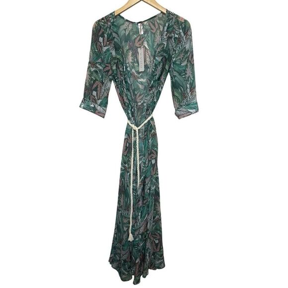 NWT PHAX -Jungle Kimono Cover Up Size: S - Picture 3 of 6